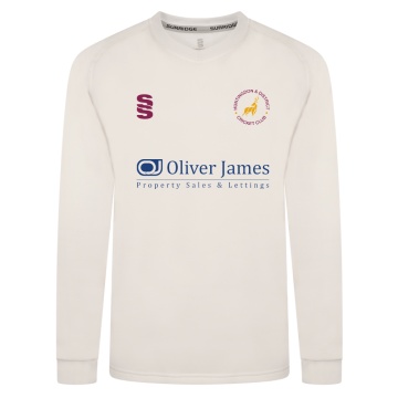 Huntingdon & District CC - Blast Long Sleeve Cricket Sweater
